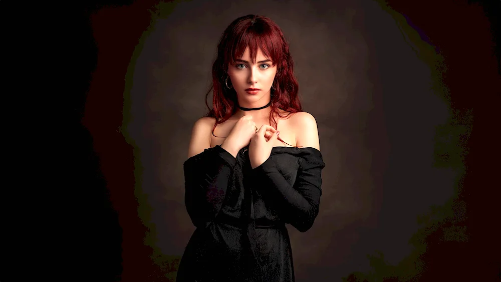 Scarlet Taylor with red hair