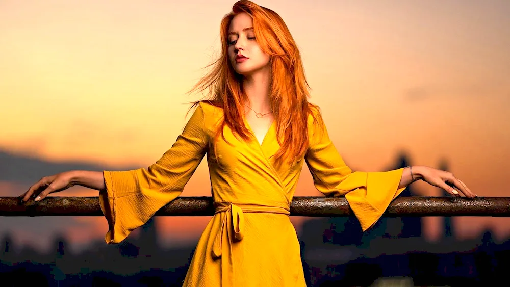 Girl with golden hair