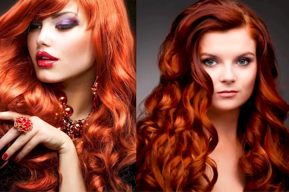 Megan Prescott in red hair colour
