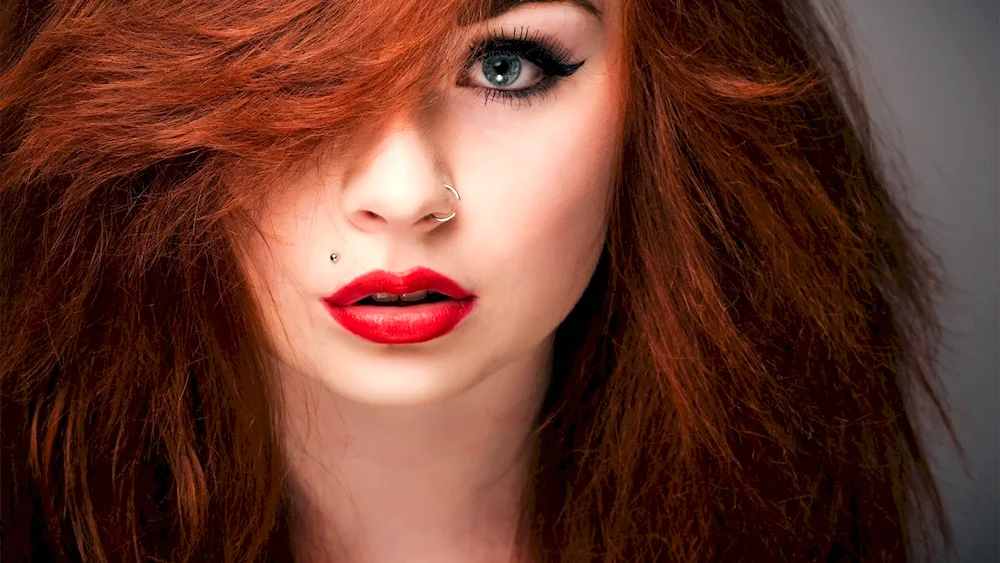 Scarlett Taylor with red hair