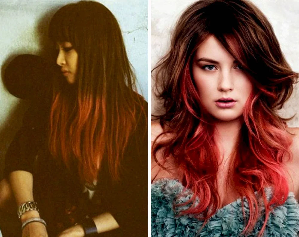 Red hair colouring pumpkin