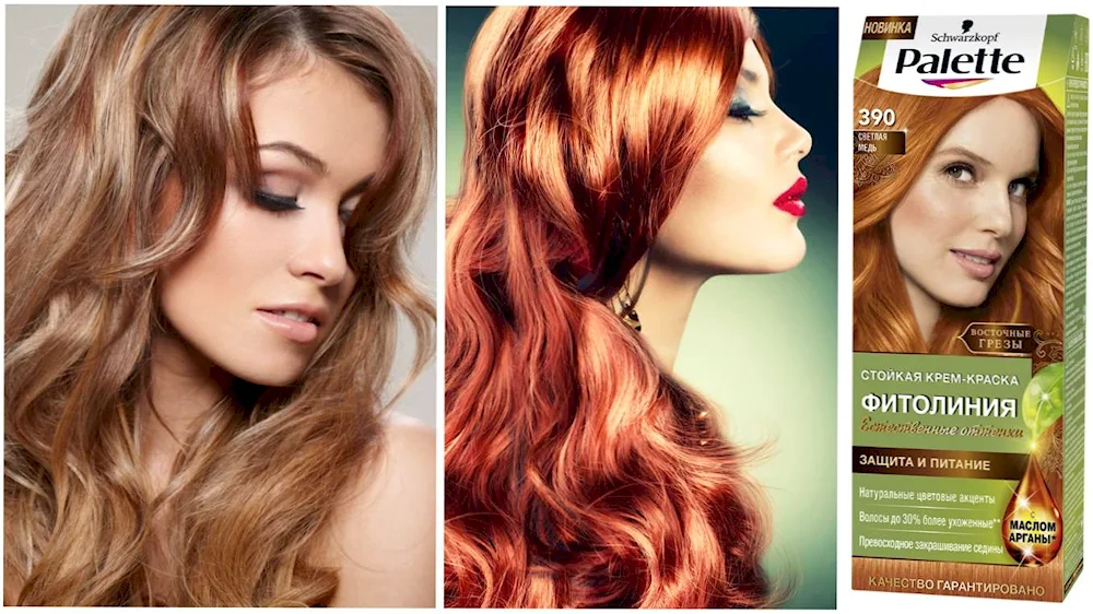 Red Hair Shades Palette