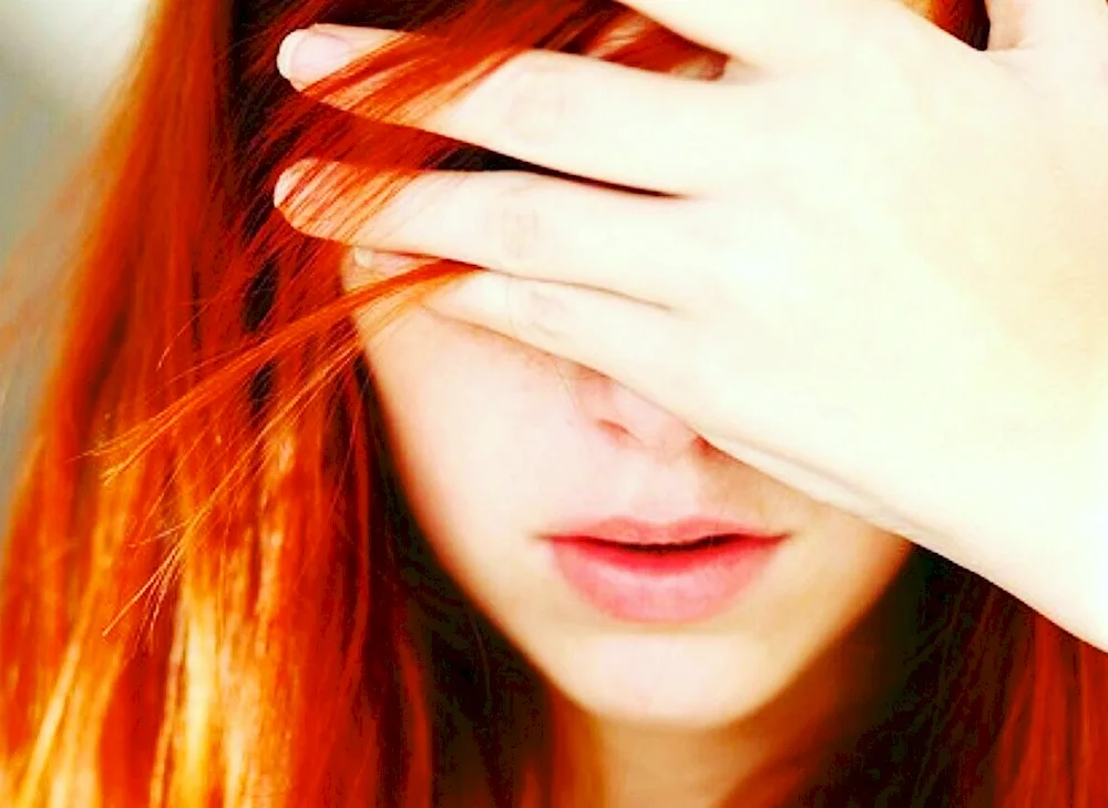 Girl with red hair