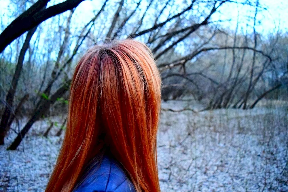 Red hair hair