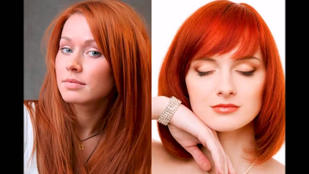 Red hair colour