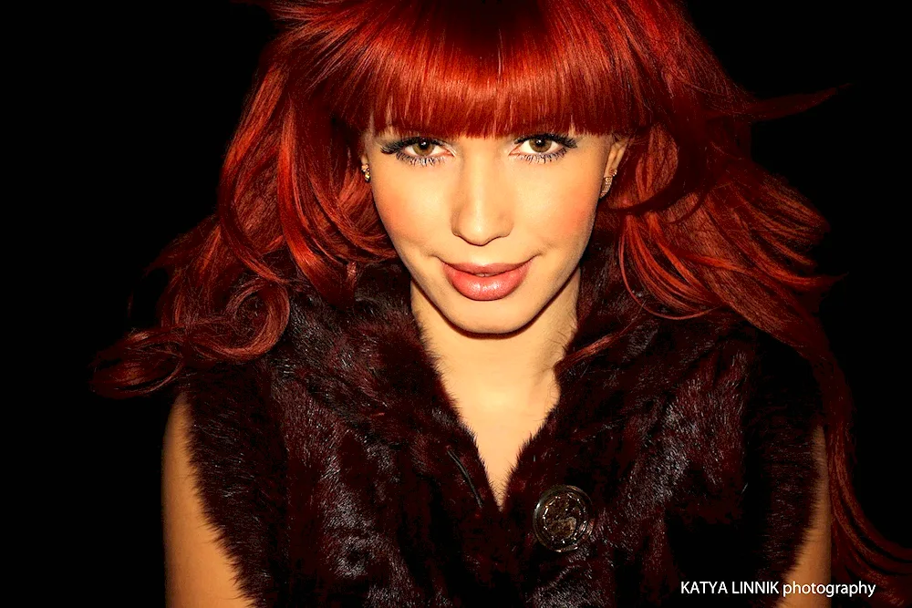 Redhead hair colour