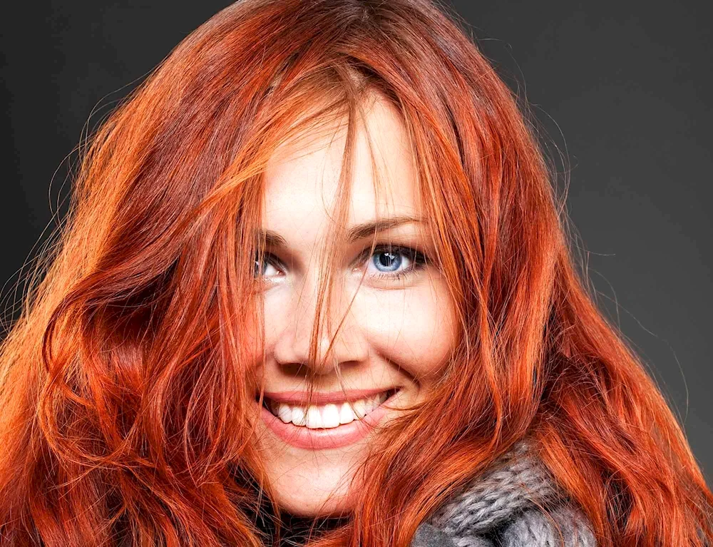 Red hair colour