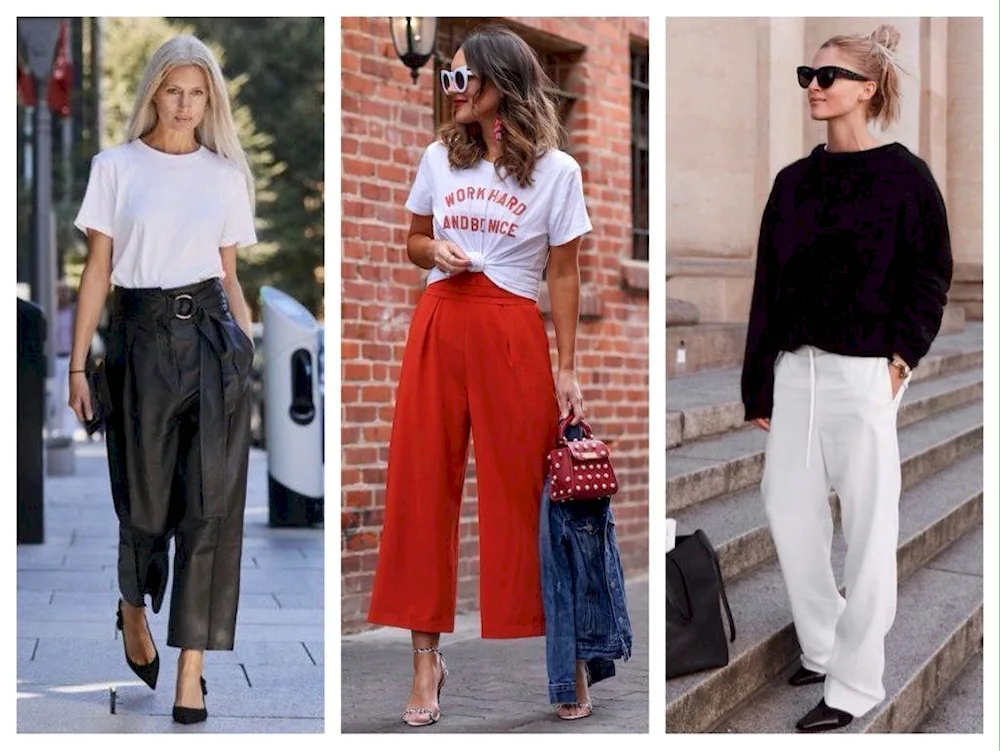 Mulleys and palazzo trousers