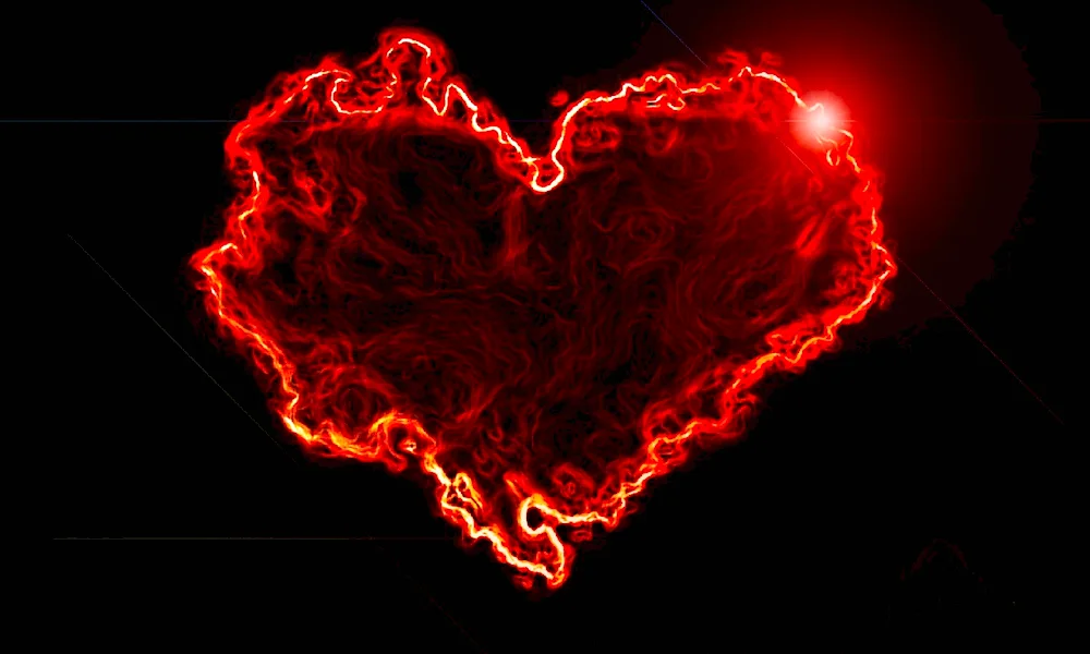 Flaming heart