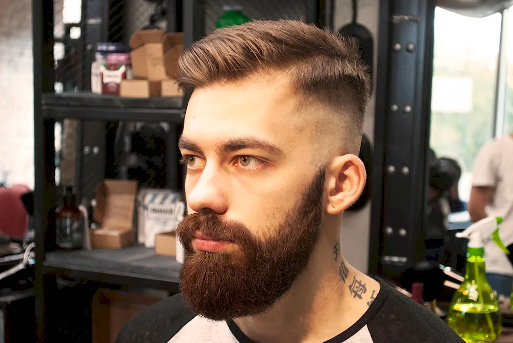 Side part barber