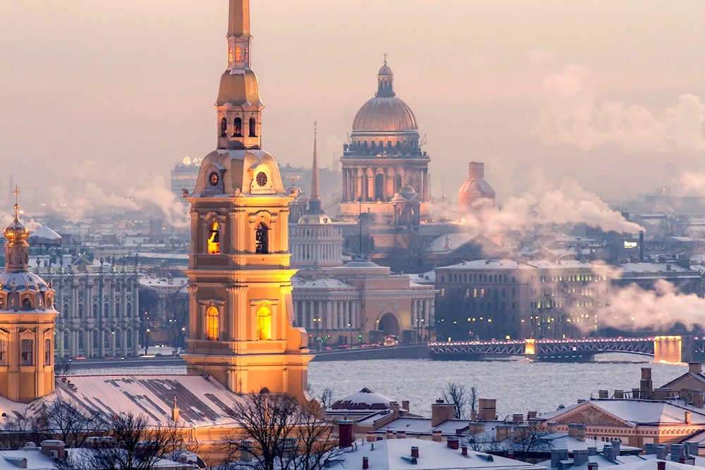 St. Petersburg in winter