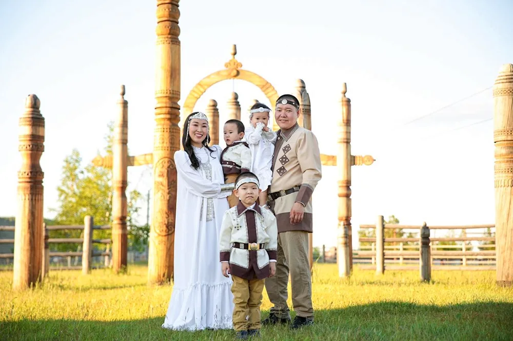 Ornament background Kazakh