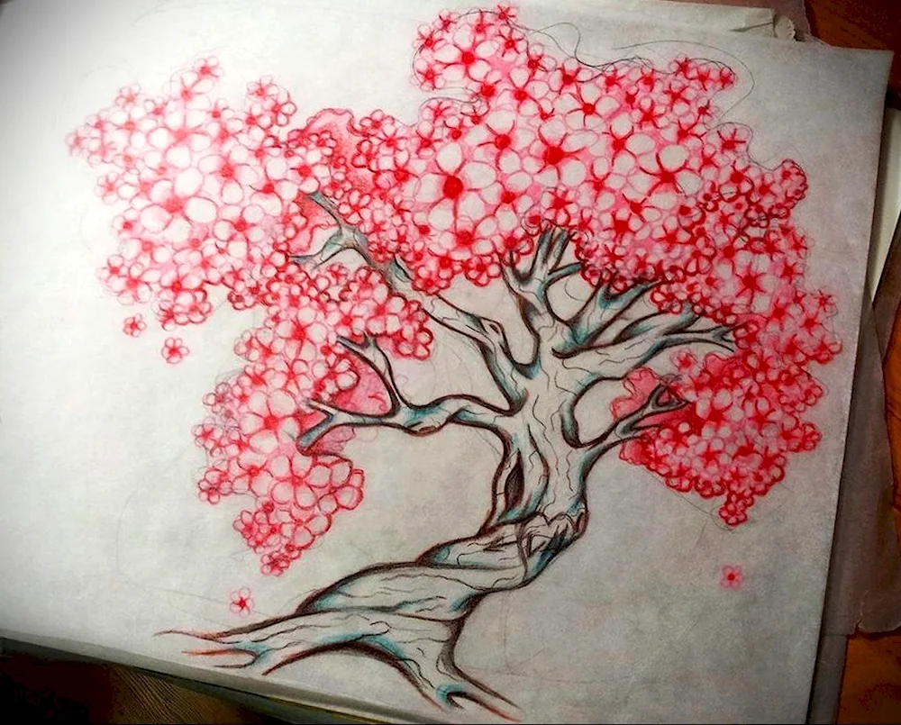 Sakura branch for kids