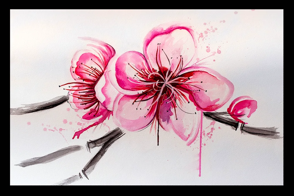 Flowers drawing