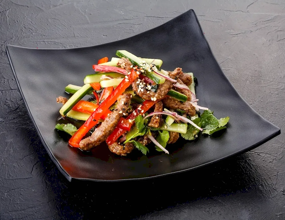 Warm. Veal Salad