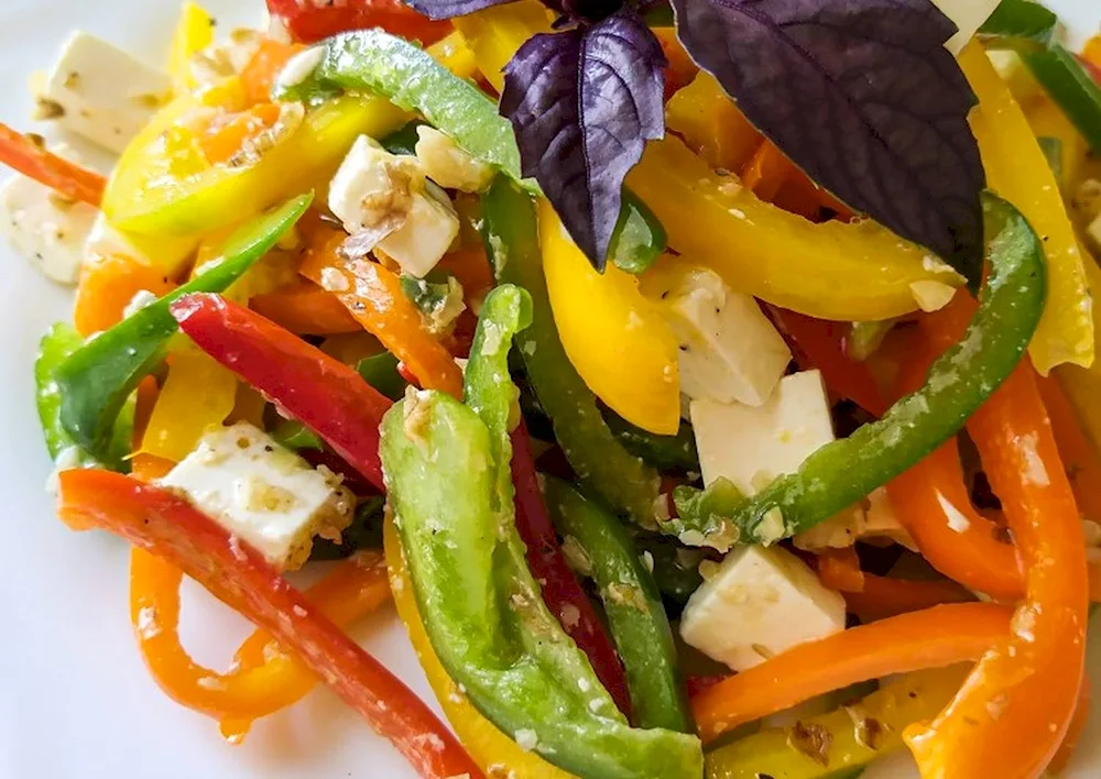 Sweet pepper salad