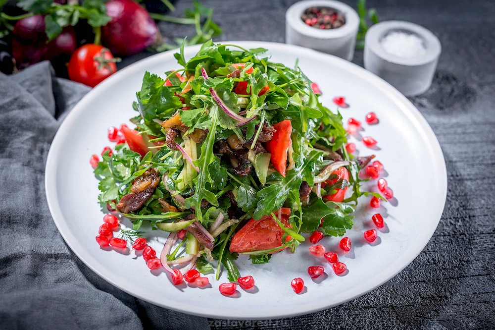 Salad with chicken