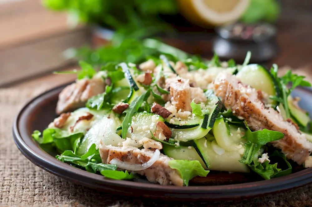 Salad with vegetables