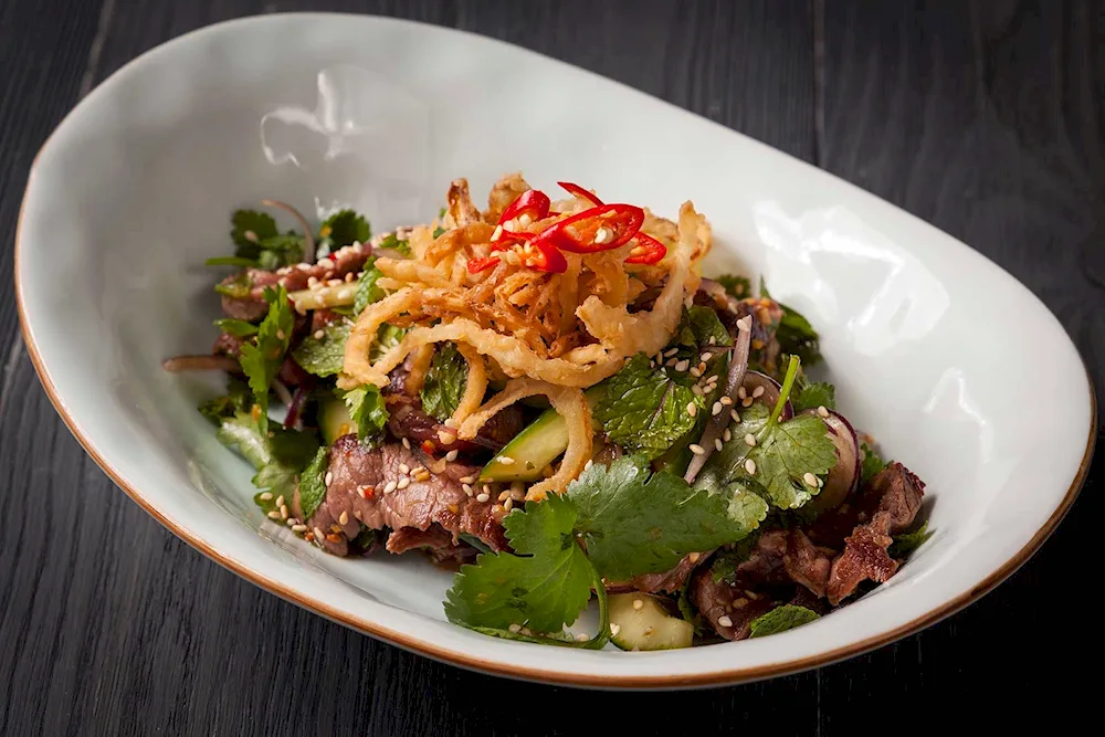 Salad with meat