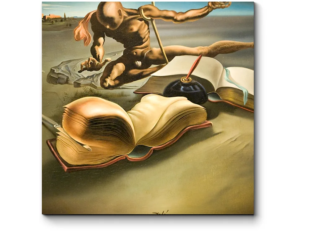 Salvador Dalí face of war