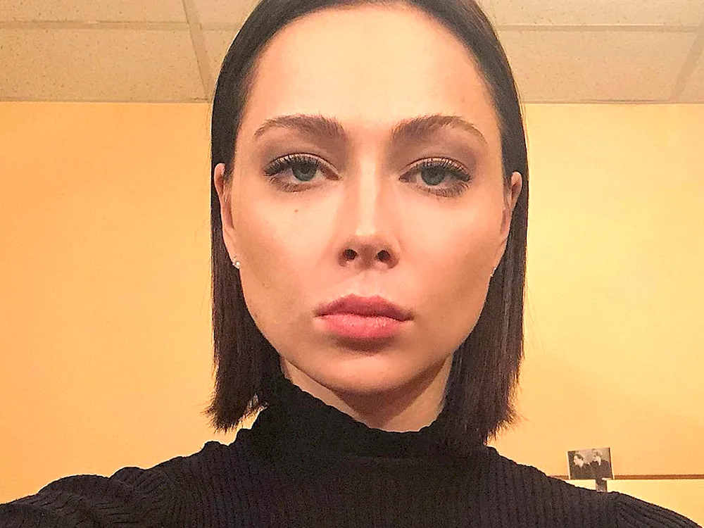 Ekaterina Varnava with a short haircut