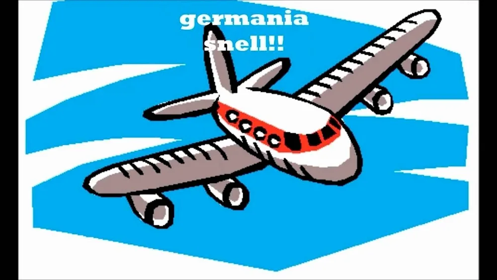 A plane vector image