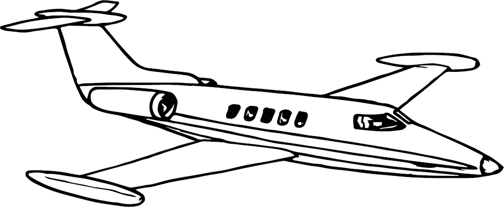 Aircrafts. Colouring