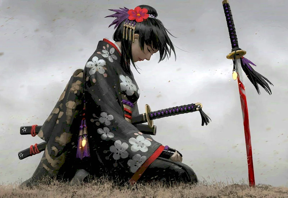 Samurai with Nodachi