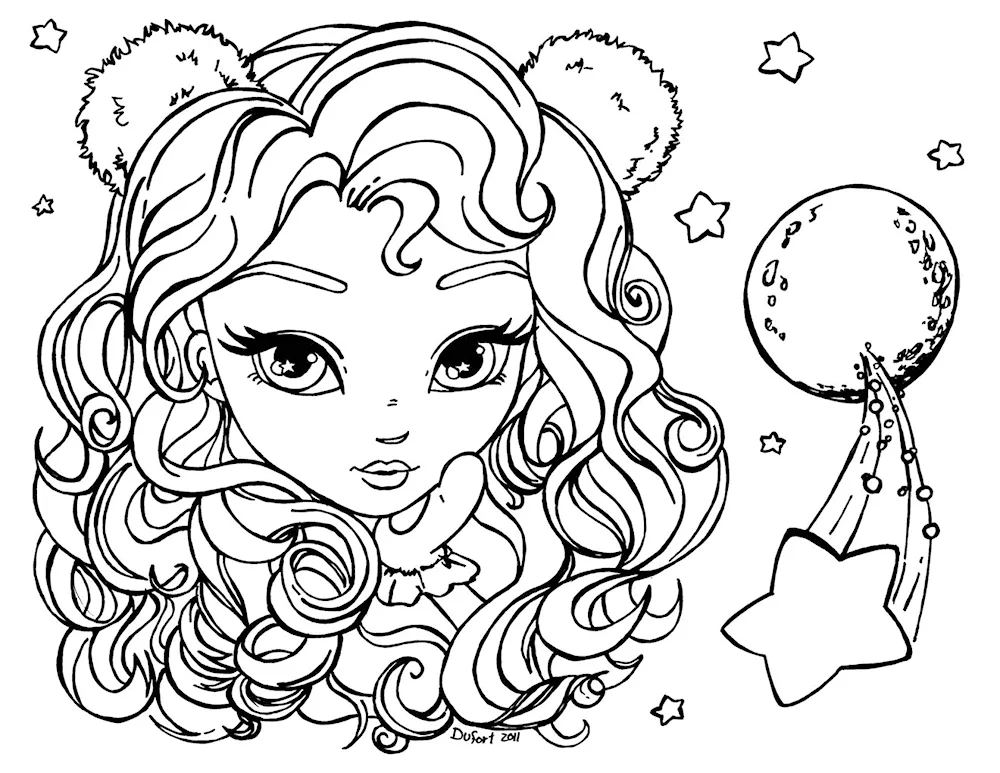 Colouring for lego frands Stephanie