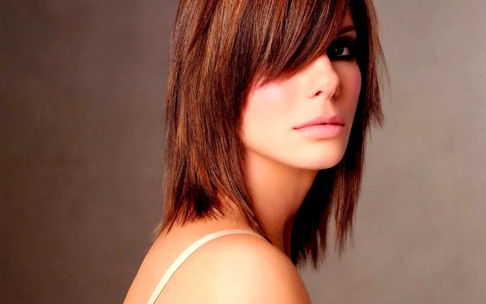 Sandra Bullock bob haircut