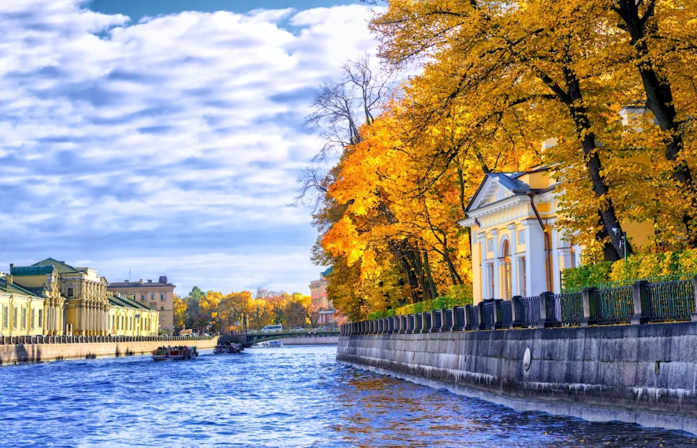 St. Petersburg Autumn Fontanka