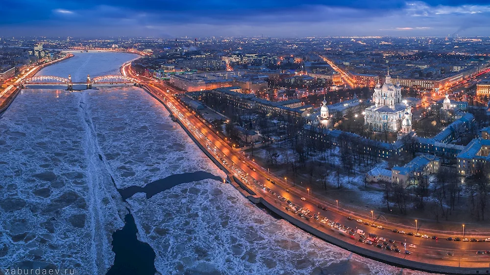 St. Petersburg in winter Zaburdaev