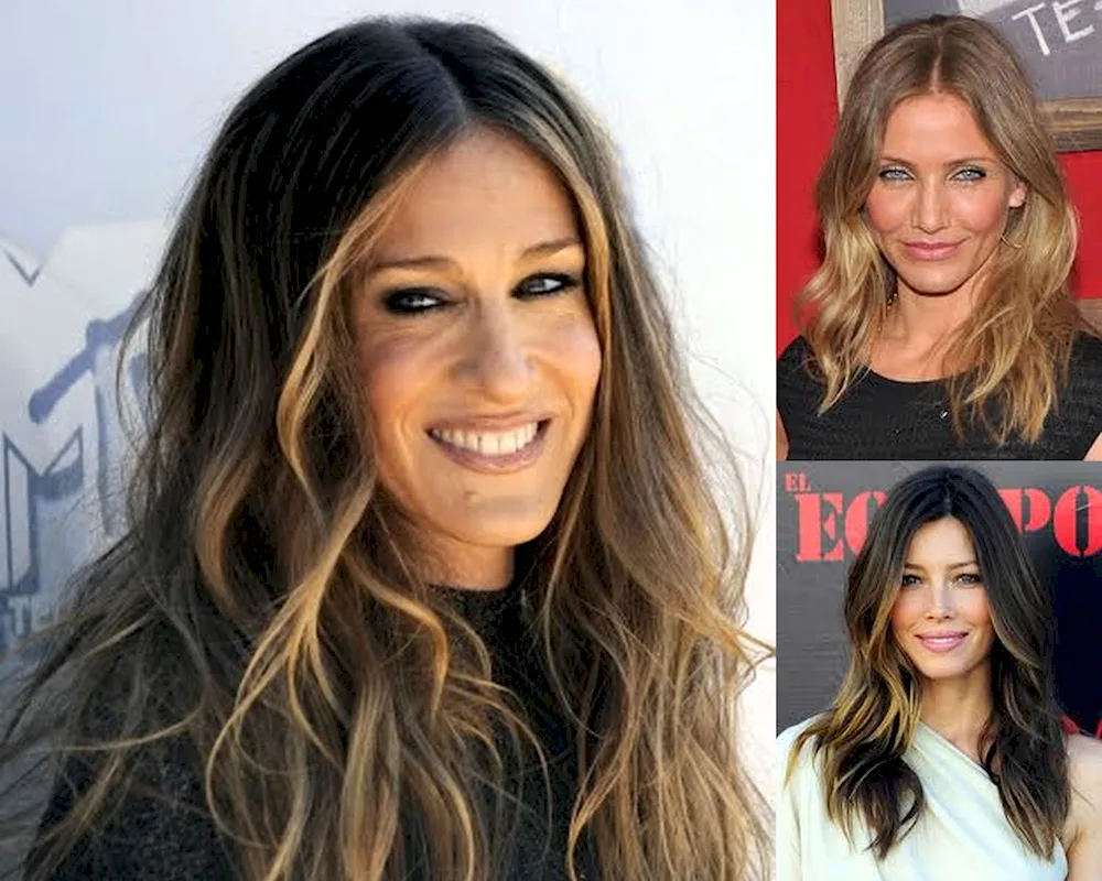 Jessica Parker's hair shatush