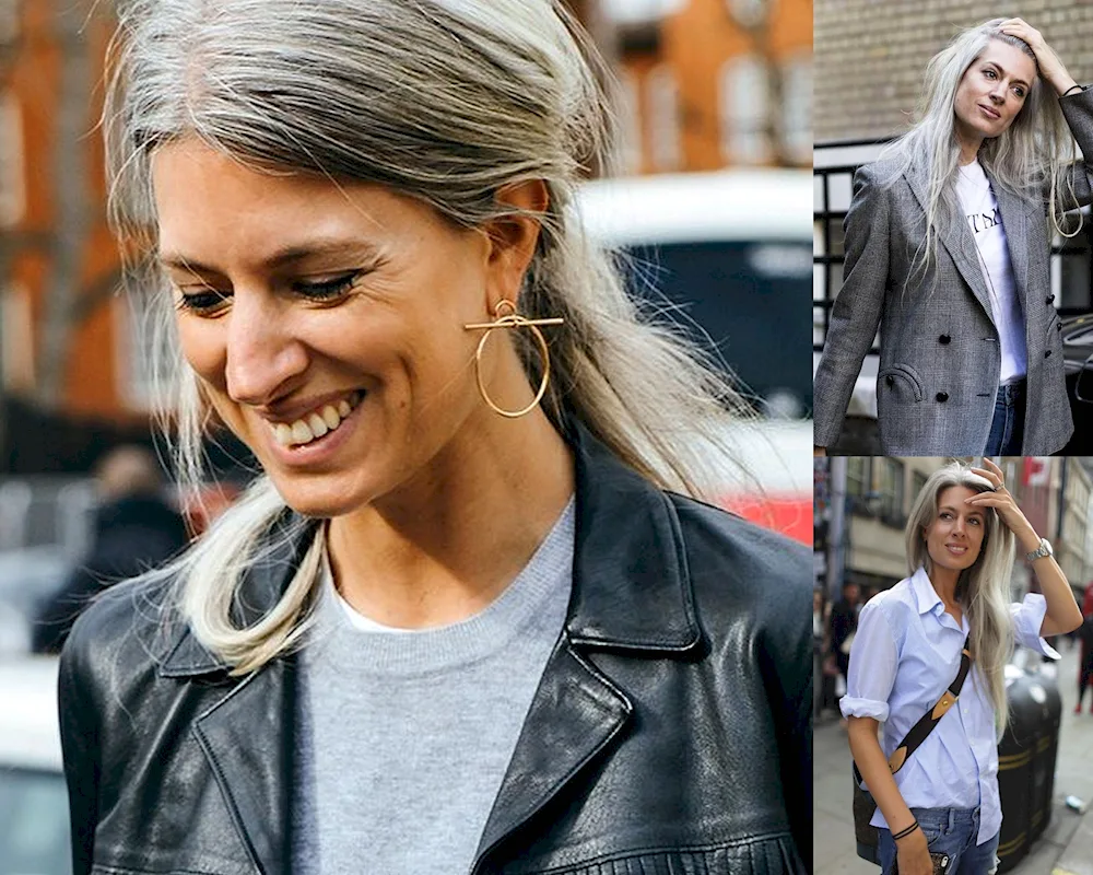 Sarah Harris grey hair