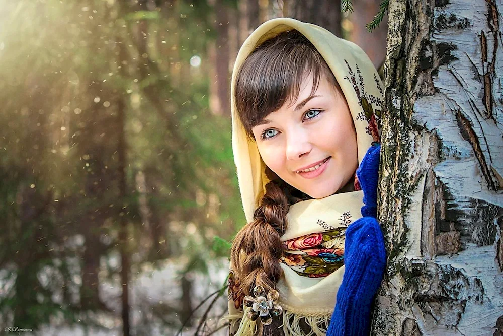 Sasha Grey in a kokoshnik Russian beauty