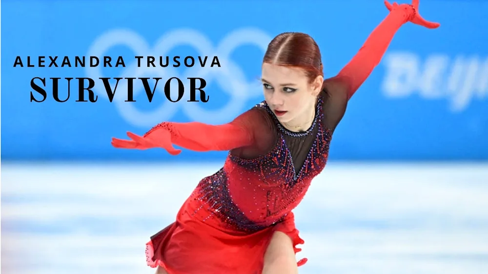 Sasha Trusova figure skater 2022
