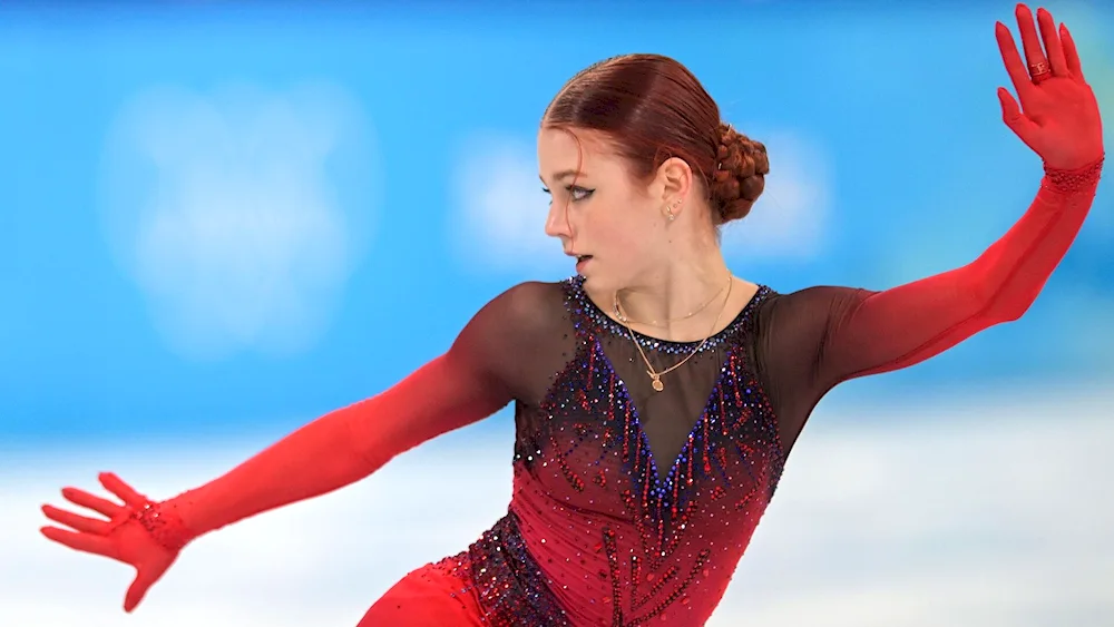 Figure skating Sasha Trusova