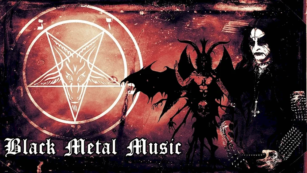 Satanism Baphomet pentagram