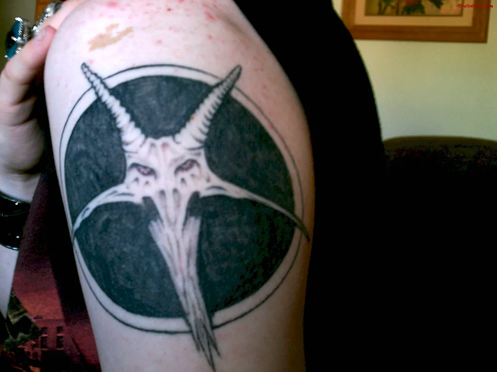 Satanic tattoo