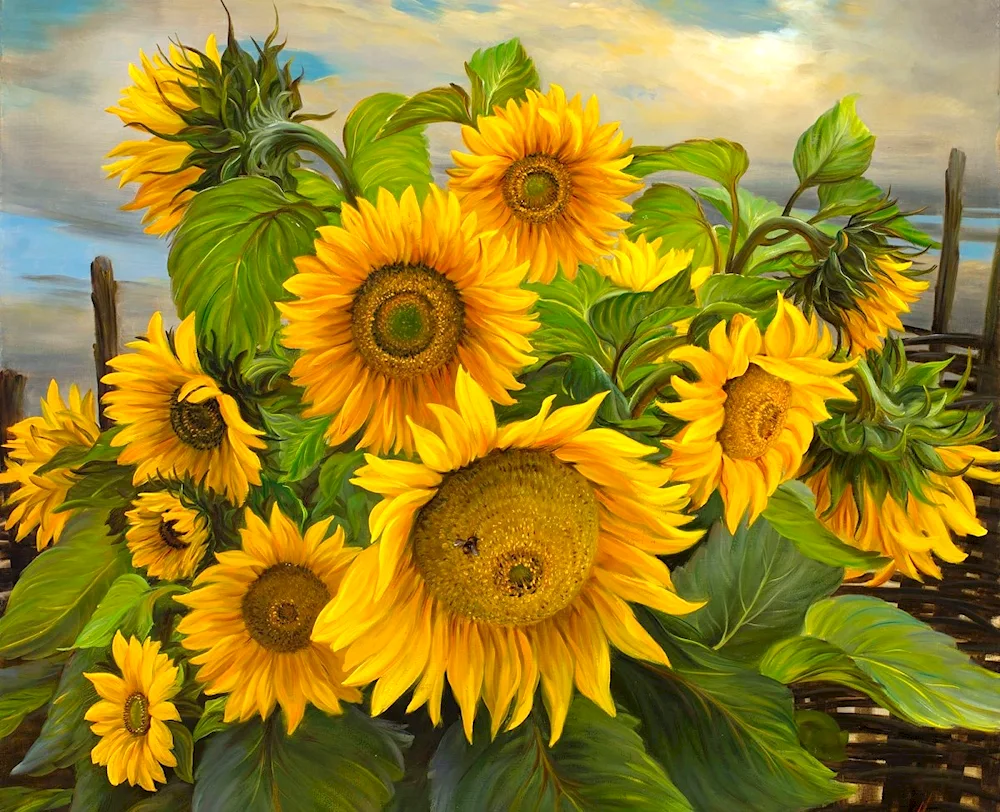 Satarov Mikhail Sunflowers