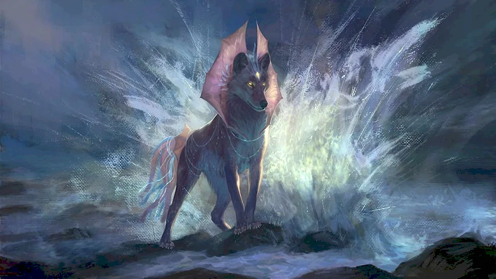 Mystical wolves
