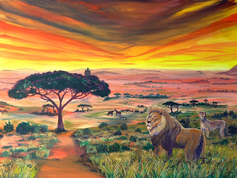 African style panels