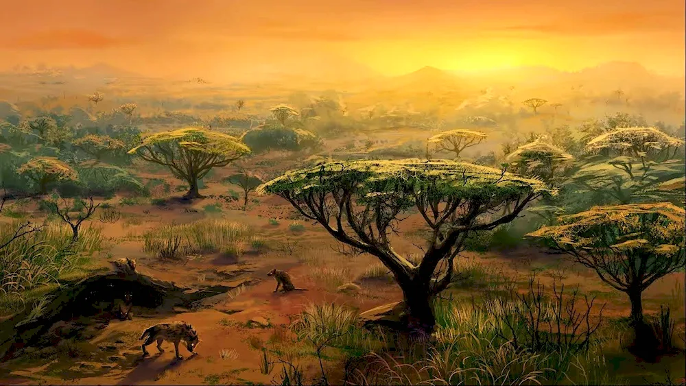 Savannah painting African painting