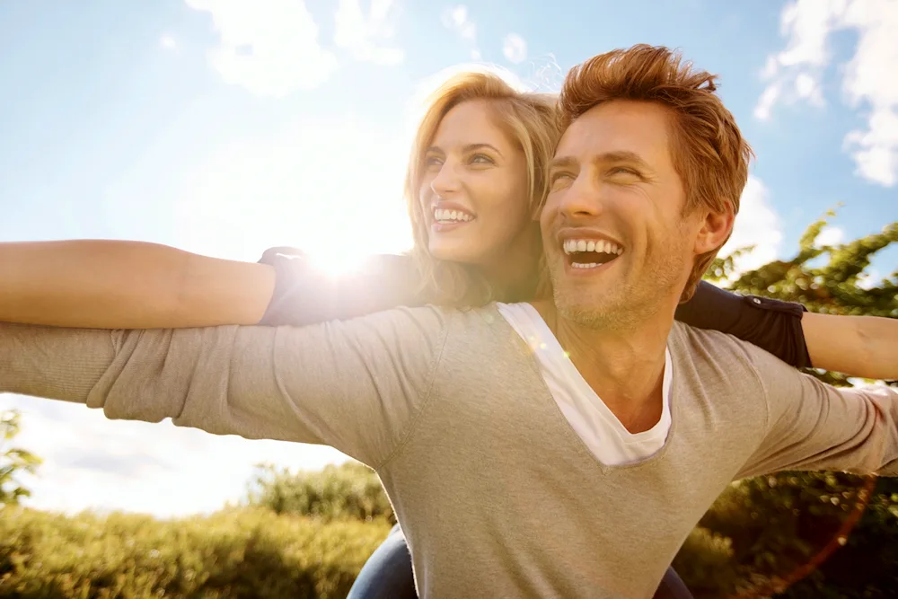 Man smiling