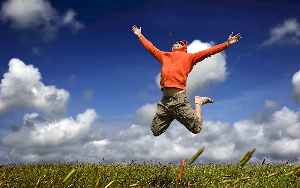 Happy man