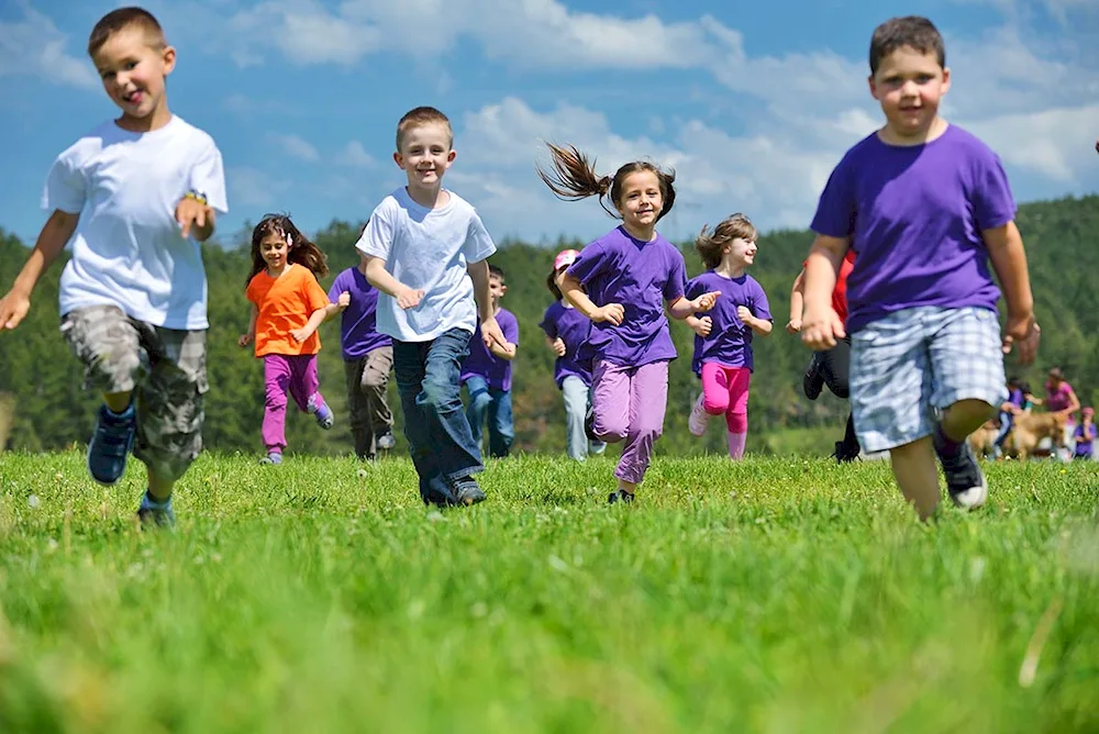 Boy running