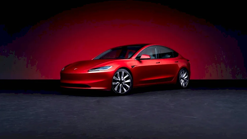 Sedan Tesla model 3