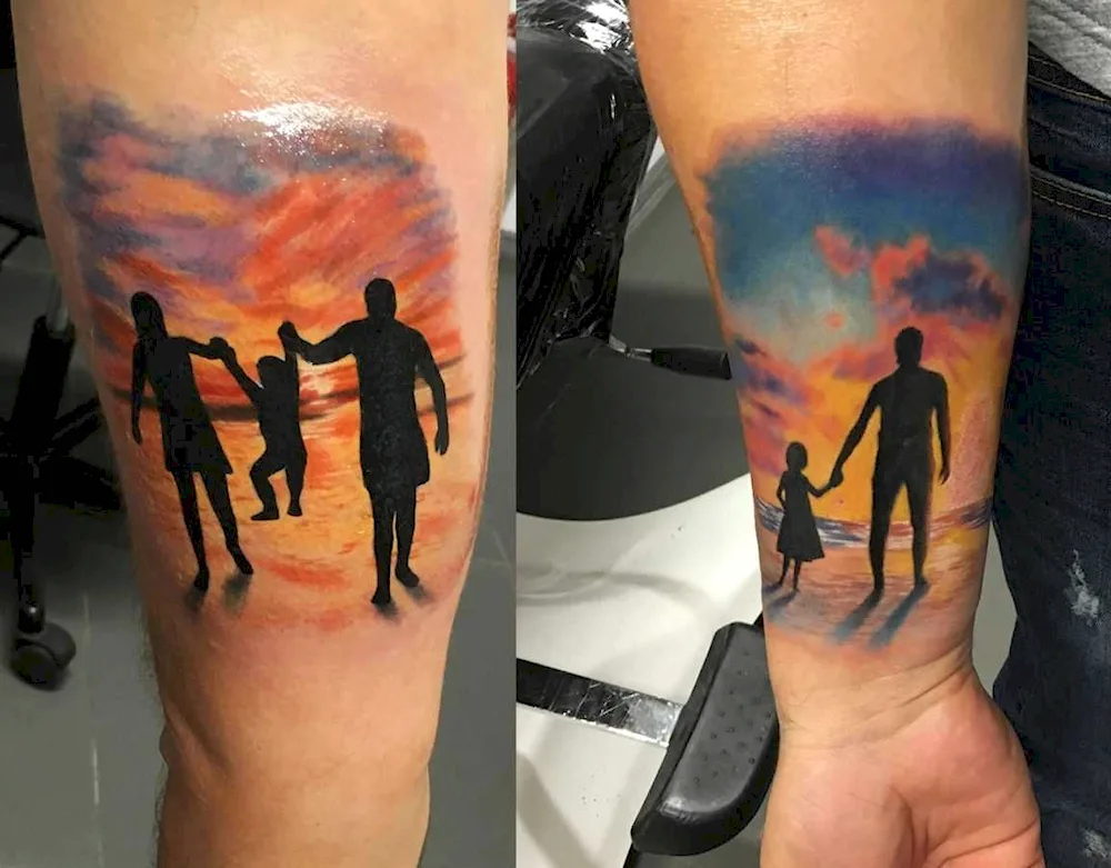 Family tattoos for lovers