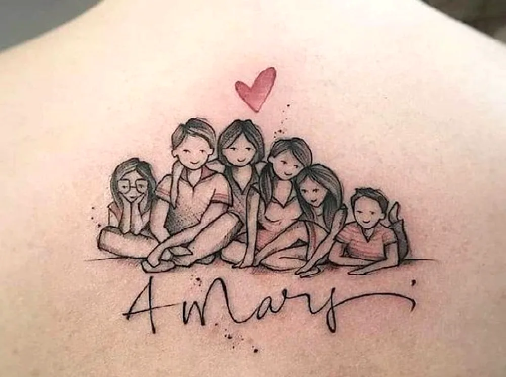 Baby name tattoos