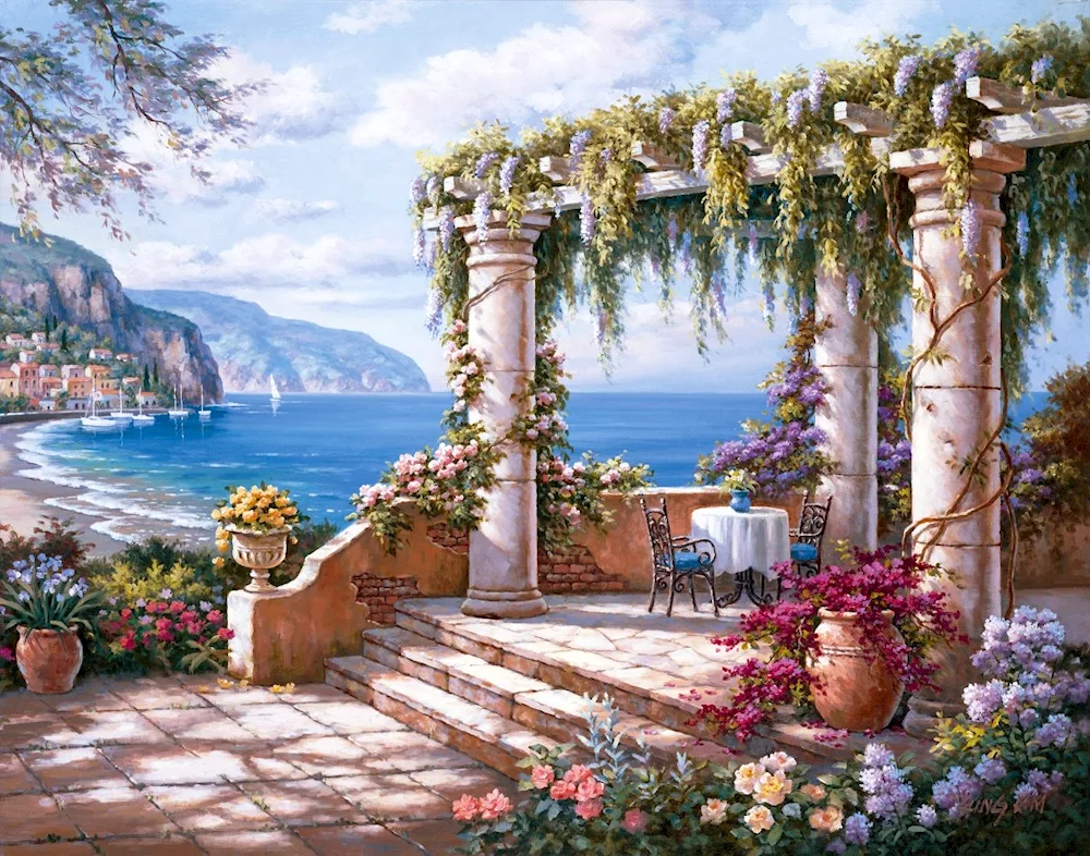 Sakharov Mediterranean Landscape